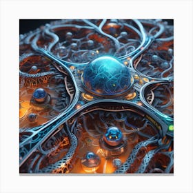 Cyborg 126 Canvas Print