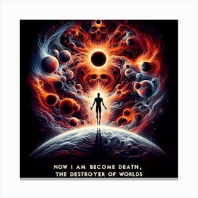Now I Am Become Death, The Destroyer Of Worlds 1 Canvas Print