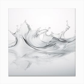 Water Splash Canvas Print