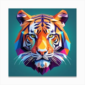 Abstract Tiger Canvas Print