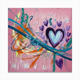 Heart Painting Canvas Print