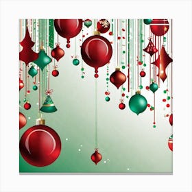 Christmas Ornaments 4 Canvas Print