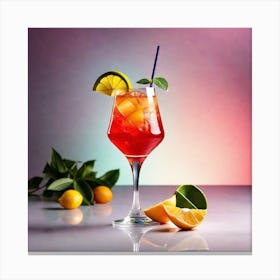 Cocktail In A Glass 8 Canvas Print