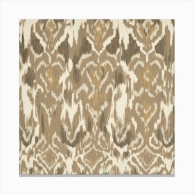 Create A Ikat Toile Pattern 4 Canvas Print