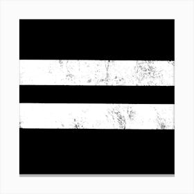 Black And White Stripes Canvas Print