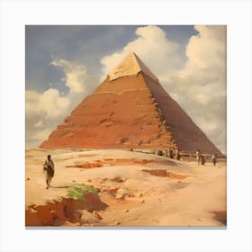 Pyramid of Giza Canvas Print