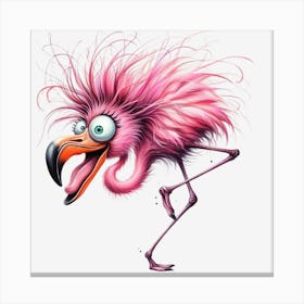 Pink Flamingo 3 Canvas Print