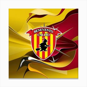 Benevento Calcio Logo Wall Art 1 Canvas Print