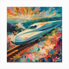 Bullet Train 7 Canvas Print