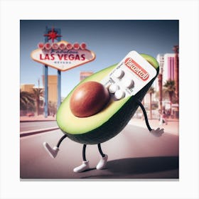 Las Vegas Ad Canvas Print