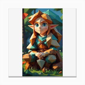 Zelda Character Canvas Print