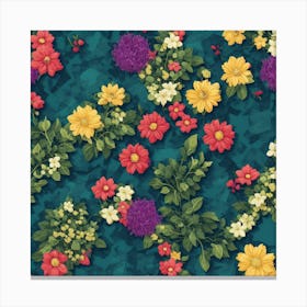 Floral Pattern 2 Canvas Print