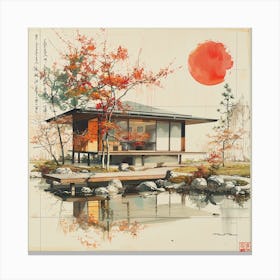 Asian House Canvas Print