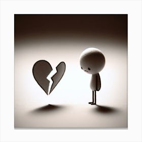 Broken Heart Canvas Print