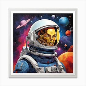 Astronaut Print Canvas Print