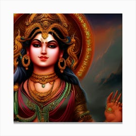 Lord Shiva 2 Canvas Print