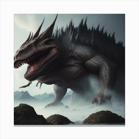 Godzilla 1 Canvas Print