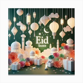 Eid Ul Fitr 3 Canvas Print