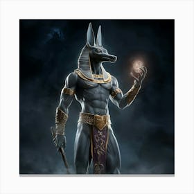 Anubis statues Canvas Print