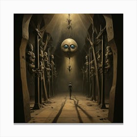 Of A Doorway Canvas Print