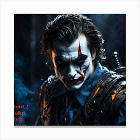 Joker Canvas Print