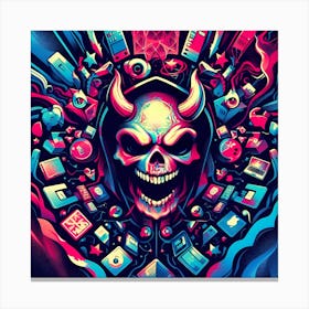 Evil Creature Canvas Print