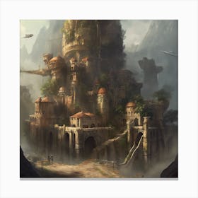 Fantasy Castle 78 Canvas Print