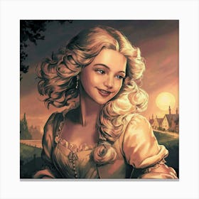 Belle Canvas Print