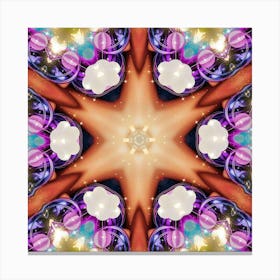 Psychedelic Star Canvas Print