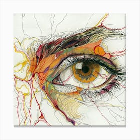 Eye Of A Woman Canvas Print