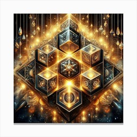 Cubes Of Light Canvas Print