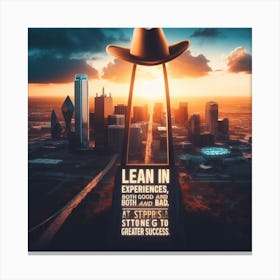 Lean In 1 Canvas Print