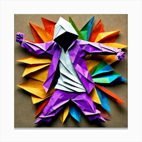 Origami Dancer 104 Canvas Print