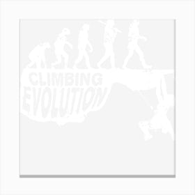 Climbing Evolution Canvas Print