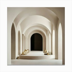 Arched Passageway Canvas Print