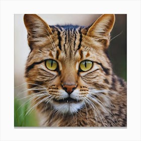 Cat Stares At The Camera Canvas Print