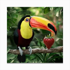 Toucan Stock Videos & Royalty-Free Footage Canvas Print