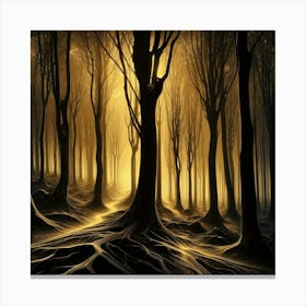 Dark Forest 32 Canvas Print