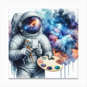 Astronaut Painting 1 Canvas Print