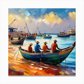 Fishing Boats 1 Canvas Print