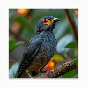 Rufous-Fronted Robin Canvas Print