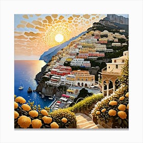 Positano 1 Canvas Print