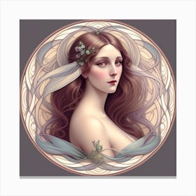 Elisabeth ai art Canvas Print