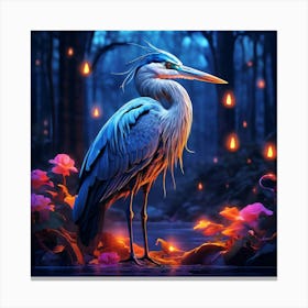 Blue Heron 1 Canvas Print