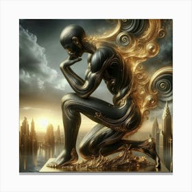 Thinker Canvas Print