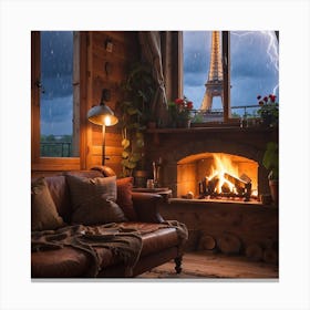 Eiffel Tower 1 Canvas Print