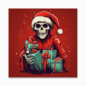 Merry Christmas! Christmas skeleton 23 Canvas Print