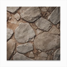 Stone Wall 106 Canvas Print