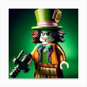 Mad Hatter from Batman in Lego style 2 Canvas Print