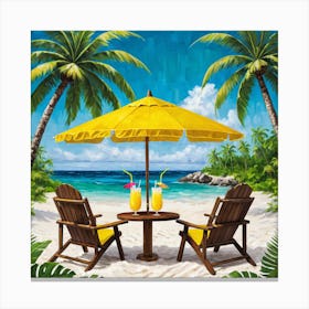 Sand And Sun Canvas Print